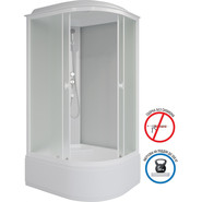 Душевая кабина Niagara Promo 90x80 см P90/80/40L/MT, белый/матовое (безсиликоновая сборка) - фото 