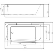 Ванна гидромассажная Gemy G9055 K 181x92 см L - фото 3