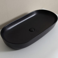 Раковина-чаша CeramaLux N 60 см 78327-1MB, чёрный матовый - фото 