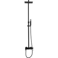 Душевая стойка BelBagno Luce LUC-VSCM-NERO, черный матовый, Цвет производителя: чёрный матовый - фото 3