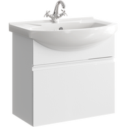 Тумба подвесная с раковиной Aqwella Rodos 65 см ROD01061, белый - фото 