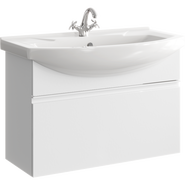 Тумба подвесная с раковиной Aqwella Rodos 85 см ROD01081, белый - фото 