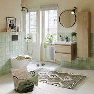 Тумба подвесная с раковиной Aqwella Astrid 60 см AST0106DD, дуб давос - фото 3