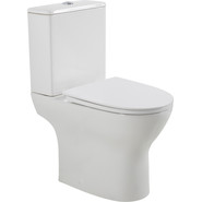 Унитаз-компакт безободковый BelBagno Lounge BB045CPR/SC+BB045/051T с крышкой микролифт - фото 2