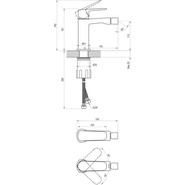 Смеситель для биде Ravak LF 056.00CR X070475 - фото 2