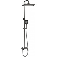 Душевая стойка Cezares LINER-CVD-GM, оружейная сталь, Цвет производителя: оружейная сталь - фото 