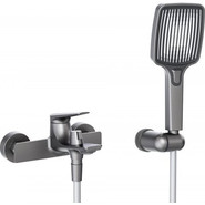 Смеситель для ванны Cezares LINER-VD-GM, оружейная сталь, Цвет производителя: оружейная сталь - фото 