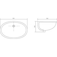 Раковина врезная под столешницу Aquatek 46 см AQ0181-00 - фото 2