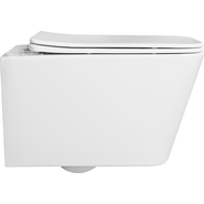 Унитаз подвесной безободковый Aquatek Либра AQ0530N-00 с тонкой крышкой микролифт - фото 4