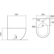 Биде напольное Aquatek Европа AQ1017-00 - фото 3