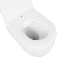 Унитаз подвесной безободковый Aquatek Европа AQ1106-00 с крышкой микролифт - фото 2