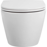 Унитаз подвесной безободковый Aquatek Европа AQ1900-00 с тонкой крышкой микролифт, Цвет производителя: белый - фото 3