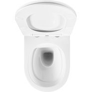 Унитаз подвесной безободковый Aquatek Европа AQ1901-00 с тонкой крышкой микролифт - фото 5