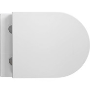 Унитаз подвесной безободковый Aquatek Вега AQ1904-00 с тонкой крышкой микролифт, Цвет производителя: белый - фото 2