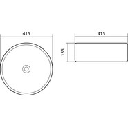 Раковина-чаша Aquatek Европа 40 см AQ5558-00 - фото 5