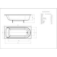 Ванна акриловая Aquatek Ника 160х75 см NIK160-0000001, Размер - мм: 1600х750 - фото 4
