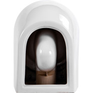 Унитаз подвесной безободковый Aquatek Европа AQ1900T-00 с тонкой крышкой микролифт (Система смыва торнадо) - фото 4