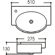 Раковина подвесная Aquatek 51 см AQ5329-00 - фото 6
