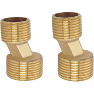 Вентиль запорный угловой Aquatek круглый AQ 1020BL, чёрный муар - фото 2