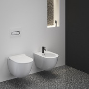 Смеситель для биде Ravak Eleganta EL 056.20BLM X070295, чёрный матовый - фото 2