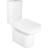 Унитаз-компакт безободковый Azario Wandy AZ-56D с тонкой крышкой микролифт - фото 