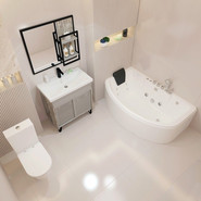 Ванна гидромассажная EvaGold 160x100 см OLB-842L - фото 4