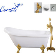 Ванна отдельностоящая Parly Vito 150G 155x74 см - фото 2