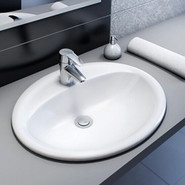 Раковина врезная на столешницу Roca Adora 52 см 327204000 - фото 