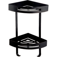 Полка угловая Azario AZ-160-2B, цвет чёрный - фото 