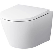 Инсталляция с подвесным унитазом комплект: Am.Pm ErgoFit FlashClean IS110138.741701 с подвесным безободковым унитазом, сиденье микролифт, кнопка смыва чёрная - фото 2