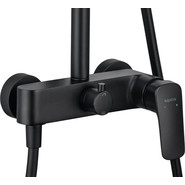 Душевая стойка Aquatek Вега AQ2060MB, чёрный матовый, Цвет производителя: чёрный матовый - фото 5