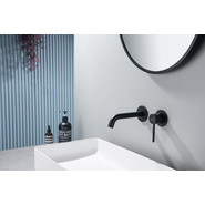 Смеситель для раковины настенный Aquatek Европа AQ1313MB, чёрный матовый, Цвет производителя: чёрный матовый - фото 6