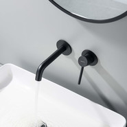 Смеситель для раковины настенный Aquatek Европа AQ1313MB, чёрный матовый, Цвет производителя: чёрный матовый - фото 5