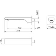 Излив для ванны Aquatek Лира AQ1441CR - фото 4