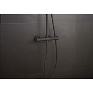 Душевая стойка с термостатом Aquatek Европа AQ2343MB, чёрный матовый, Цвет производителя: чёрный матовый - фото 6