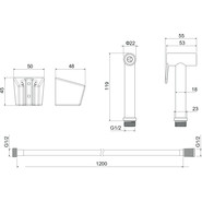 Гигиенический душ Aquatek AQ2054CR - фото 4