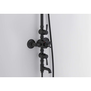 Душевая стойка с термостатом Aquatek Классик AQ2543MB, чёрный матовый, Цвет производителя: чёрный матовый - фото 6