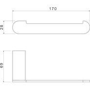 Держатель для туалетной бумаги Aquatek Лира AQ4408CR - фото 6
