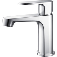 Набор смесителей 3 в 1 для ванны с коротким изливом Aquatek Оберон AQ1230CR, Цвет производителя: хром - фото 2