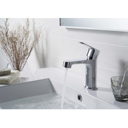 Набор смесителей 3 в 1 для ванны с коротким изливом Aquatek Оберон AQ1230CR, Цвет производителя: хром - фото 5