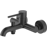 Набор смесителей 3 в 1 для ванны с коротким изливом Aquatek Европа AQ1330MB, чёрный матовый, Цвет производителя: чёрный матовый - фото 3