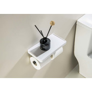 Держатель для туалетной бумаги Aquatek Европа AQ4919MB, цвет чёрный матовый - фото 4