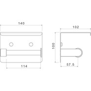 Держатель для туалетной бумаги Aquatek Европа AQ4939CR - фото 6