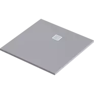 Каменный поддон Bas Essentia 100x100 см, графит (квадратный) - фото 