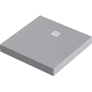 Каменный поддон Bas Essentia 100x100 см, графит (квадратный) - фото 2