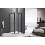 Душевое ограждение Bas Galaxy R-TD-100-C-B 100x100 см, чёрный/прозрачное - фото 
