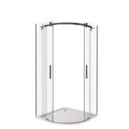 Душевое ограждение Bas Galaxy R-TD-100-C-B 100x100 см, чёрный/прозрачное - фото 3