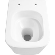 Унитаз подвесной безободковый Aquatek Либра AQ1505T-00 с тонкой крышкой микролифт (система смыва Торнадо) - фото 2