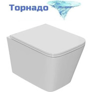 Инсталляция с подвесным унитазом комплект: Grohe Rapid SL 38772001 с подвесным безободковым унитазом Sintesi Balti SIN-TS-BLT-172 сиденье микролифт, крепление, кнопка смыва хром (система смыва Торнадо) - фото 2