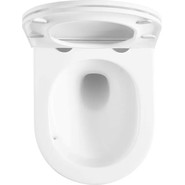 Инсталляция с подвесным унитазом комплект: Grohe Rapid SL 38772001 с подвесным безободковым унитазом Sintesi Ellipse SIN-TS-ELL-153 сиденье микролифт, крепление, кнопка смыва хром (система смыва Торнадо) - фото 5